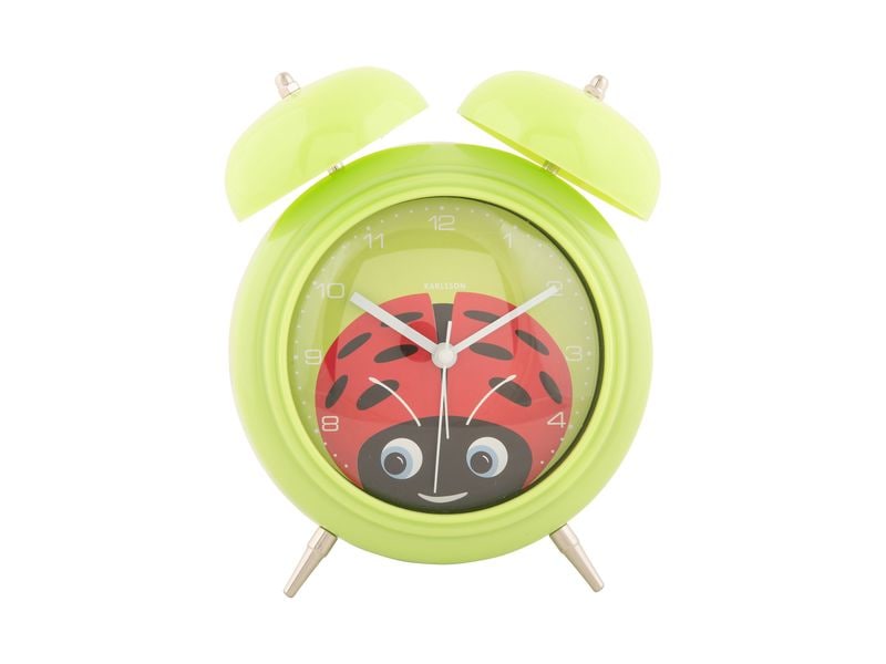 KARLSSON | Wecker Peekaboo Marienkäfer | Alarm clock Peekaboo Ladybug green