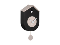 KARLSSON | Wanduhr Kuckuck Grato 17.5 x 33.2 | Exkl. 3xAA Batterie, Black/Grey