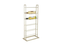 present time | Weinregal Single Floor | Eisen, 84.5x20cm, Gold