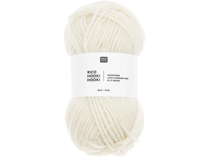 Rico Design | Rico Hooki Hooki, Knüpfgarn | 50 gr., 70 % PES, 30 % PAN