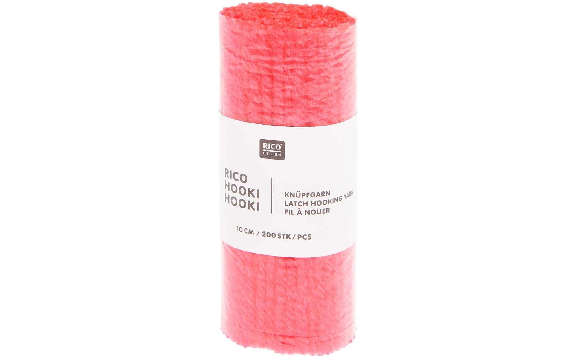 Rico Hooki Hooki Knüpfgarn, neon pink