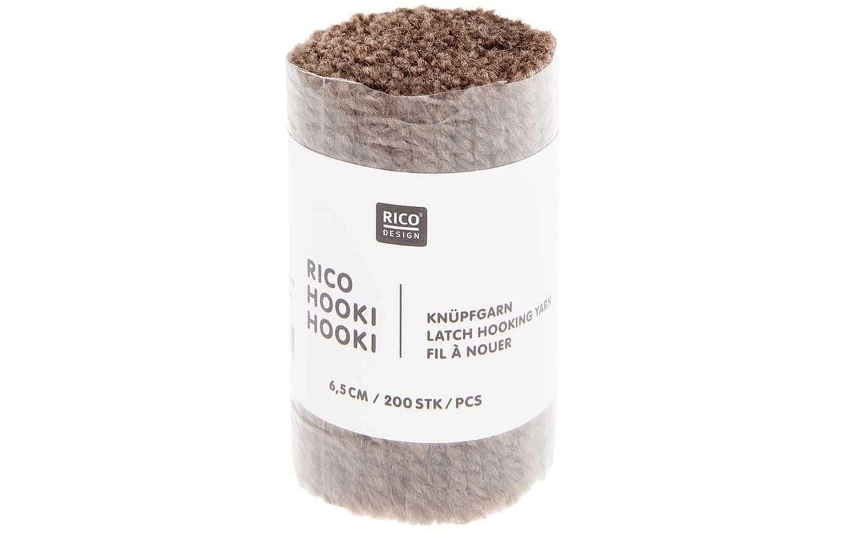 Rico Hooki Hooki Knüpfgarn, umbra
