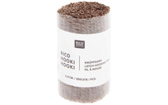 Rico Hooki Hooki Knüpfgarn, umbra