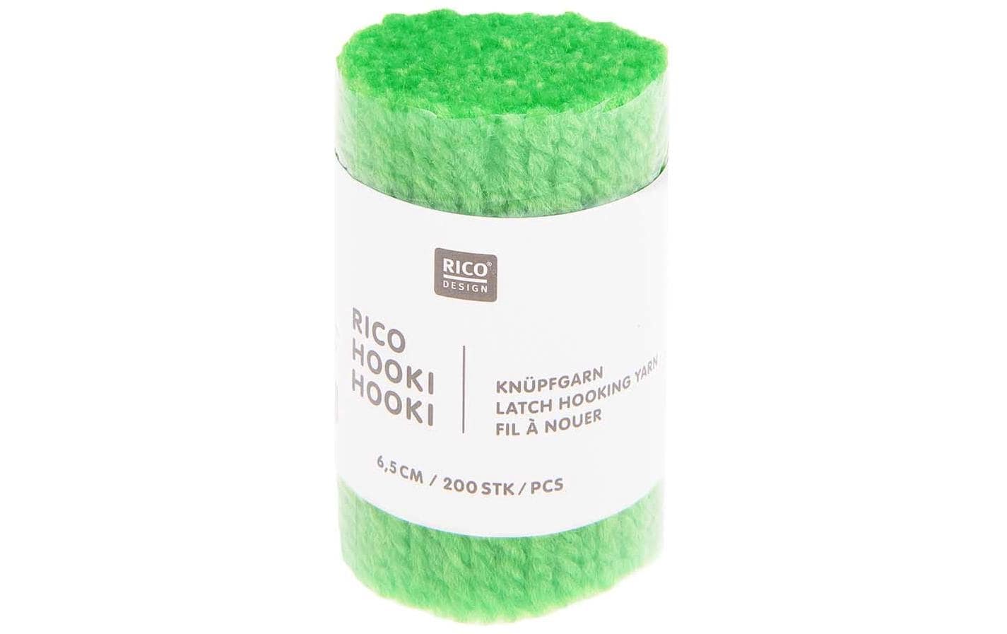 Rico Hooki Hooki Knüpfgarn, neo, grün