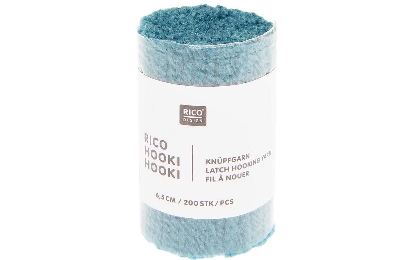 Rico Hooki Hooki Knüpfgarn, türkis