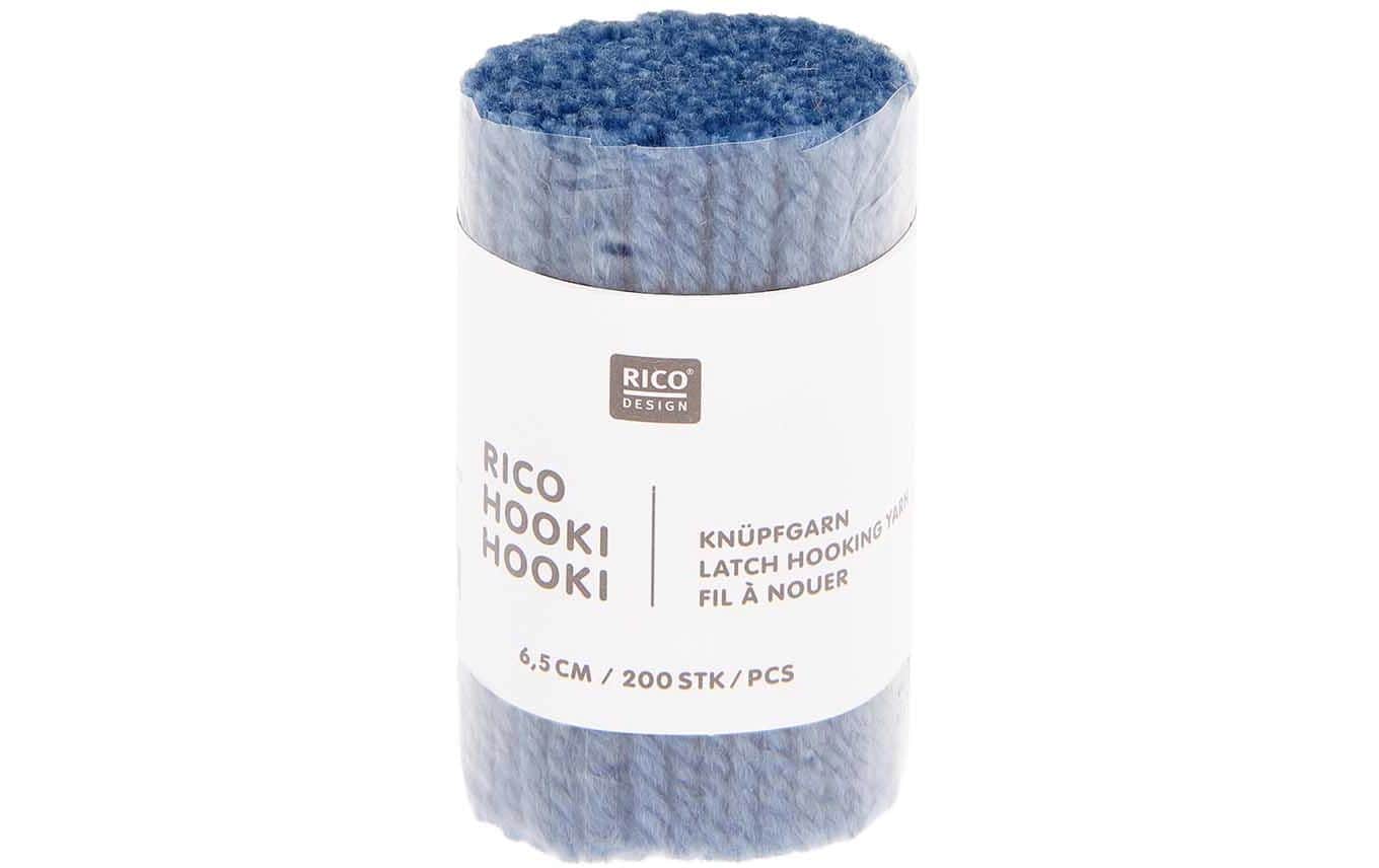 Rico Hooki Hooki Knüpfgarn, ozeanblau