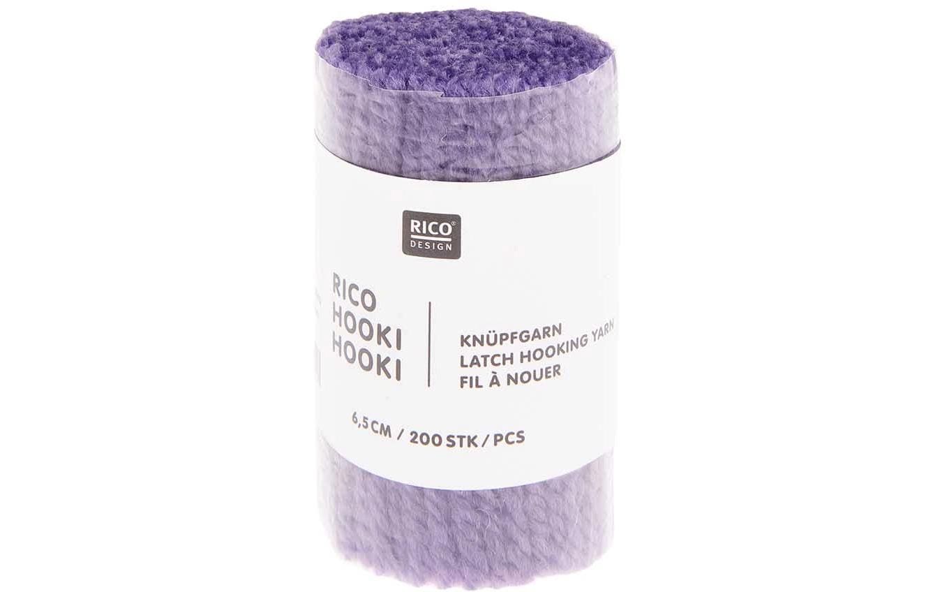 Rico Hooki Hooki Knüpfgarn, lila