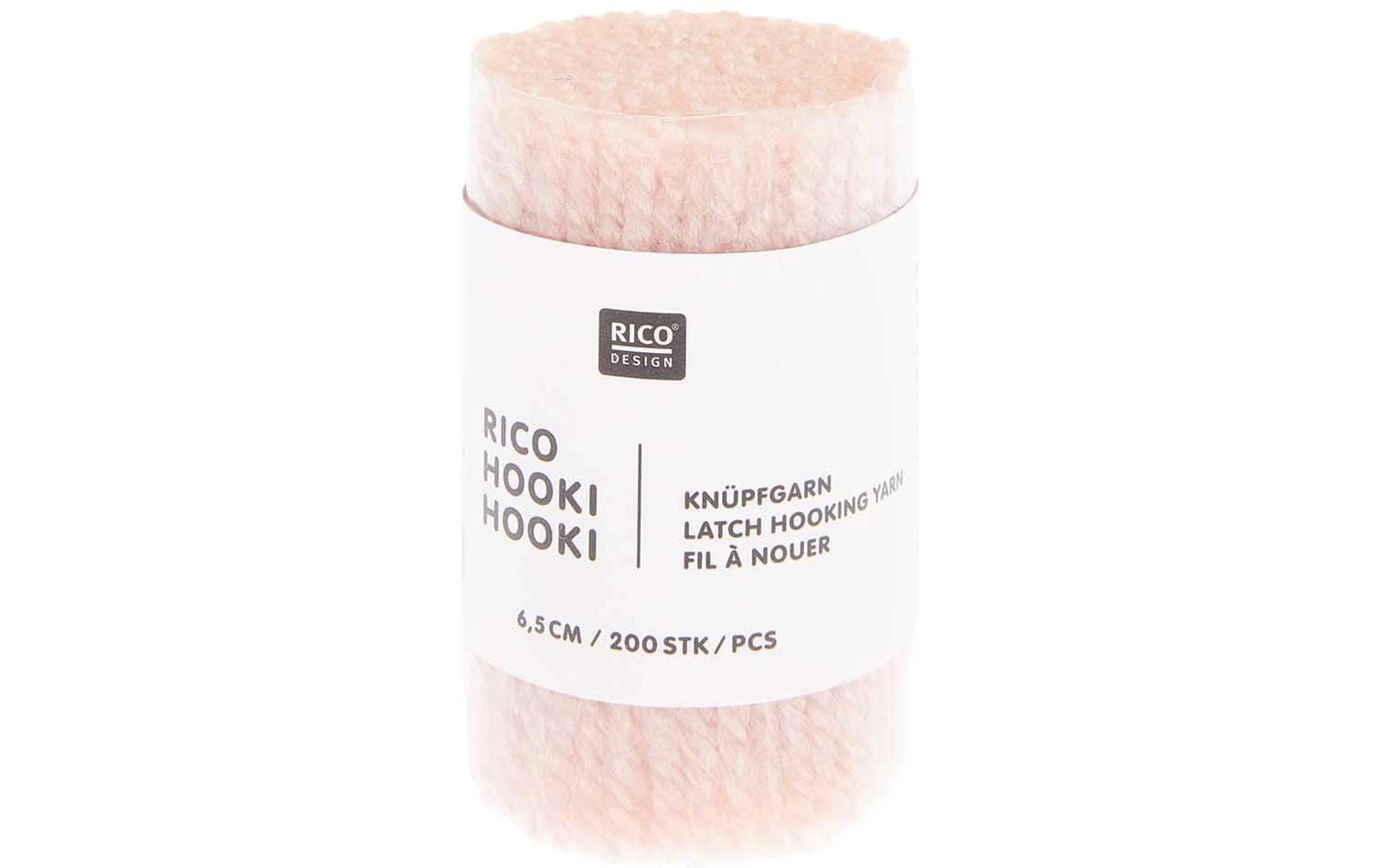 Rico Hooki Hooki Knüpfgarn, puder