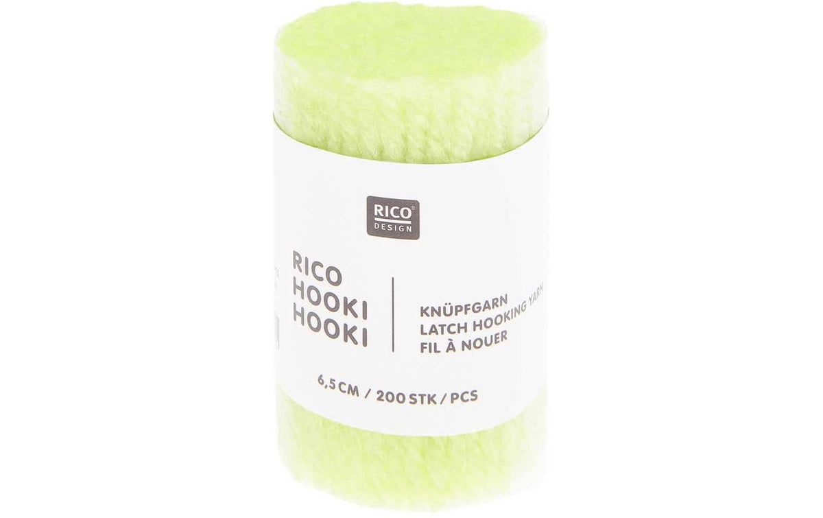 Rico Hooki Hooki Knüpfgarn, neon gelb