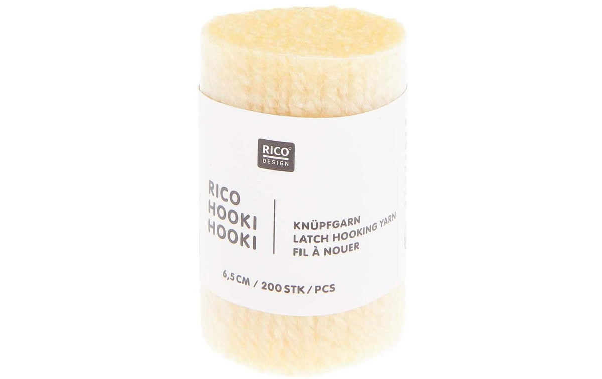 Rico Hooki Hooki Knüpfgarn, hellgelb