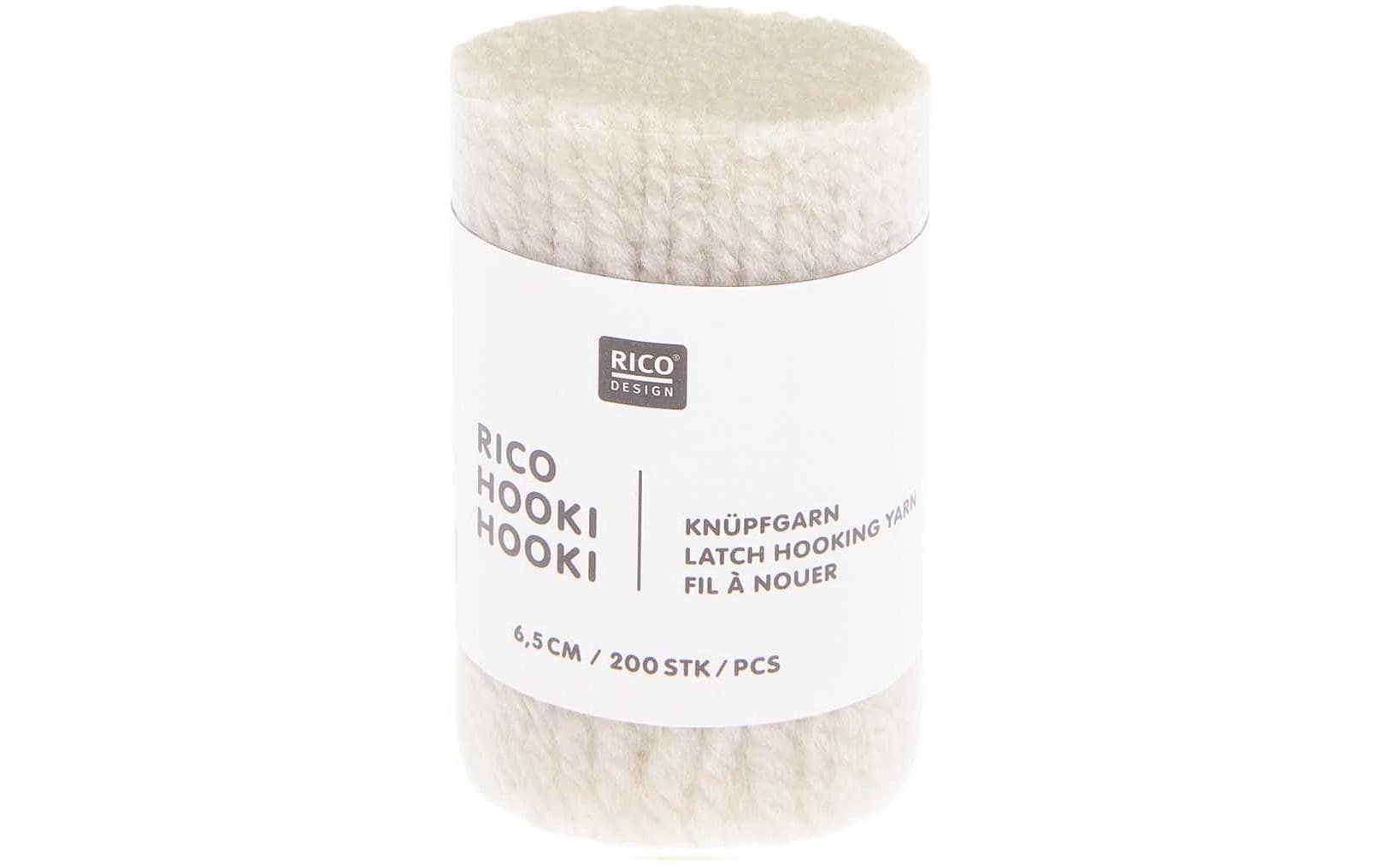 Rico Hooki Hooki Knüpfgarn, offwhite