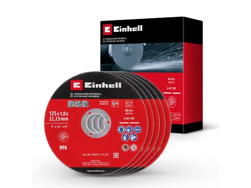 Einhell | 5 Einhell Trennscheiben 125mm