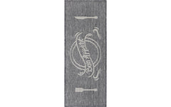 Hanse Home | Küchenteppich Bon App. | 100% Polypropylen, 62x150cm, Grey/Cream