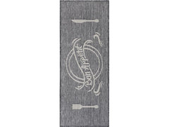 Hanse Home | Küchenteppich Bon App. | 100% Polypropylen, 62x150cm, Grey/Cream