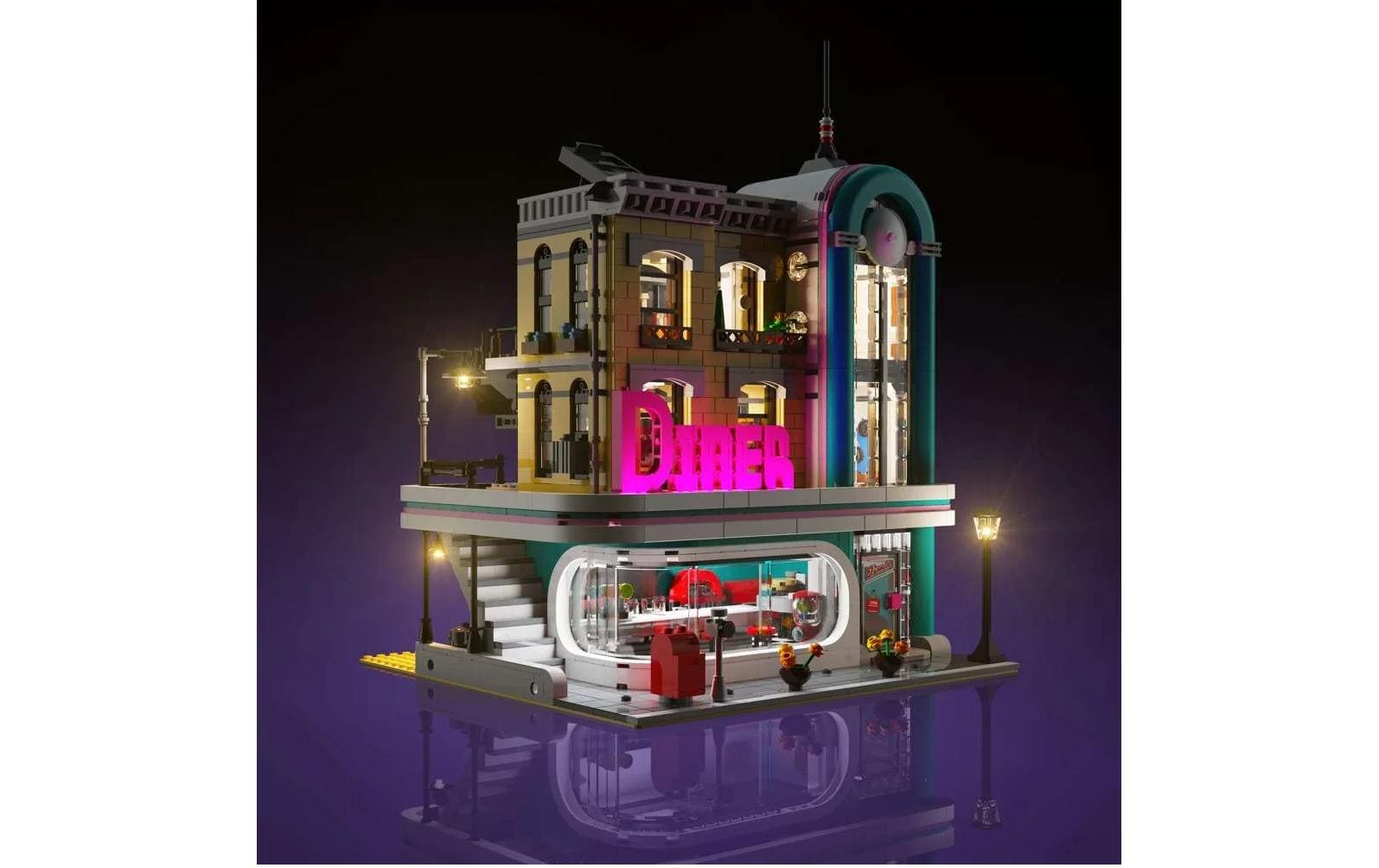 LEGO Diner #10260  Light Kit 2.0