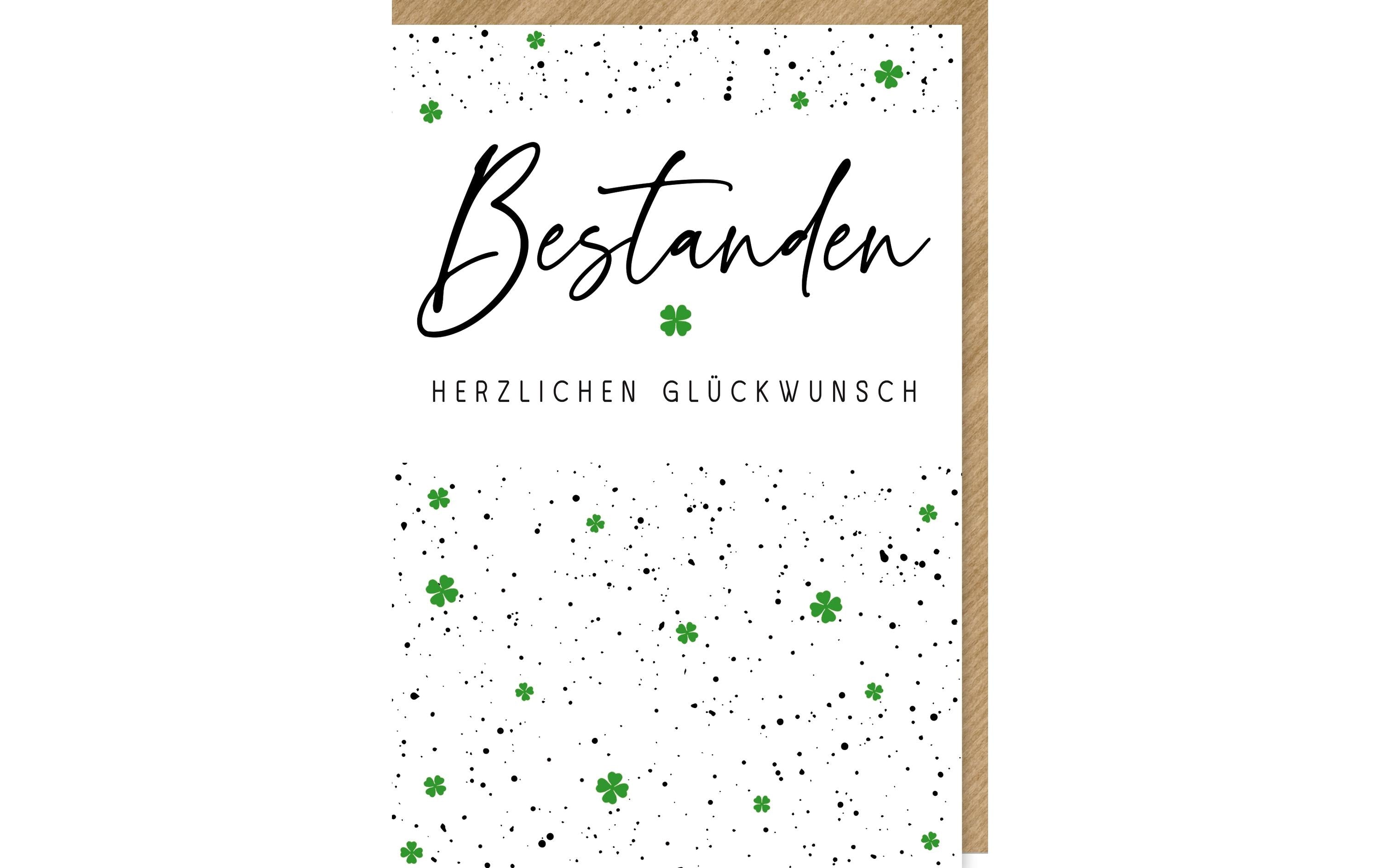 B+C Grusskarte Prüfung