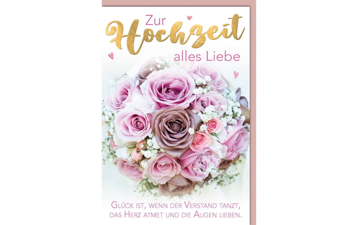 B+C Hochzeitskarte