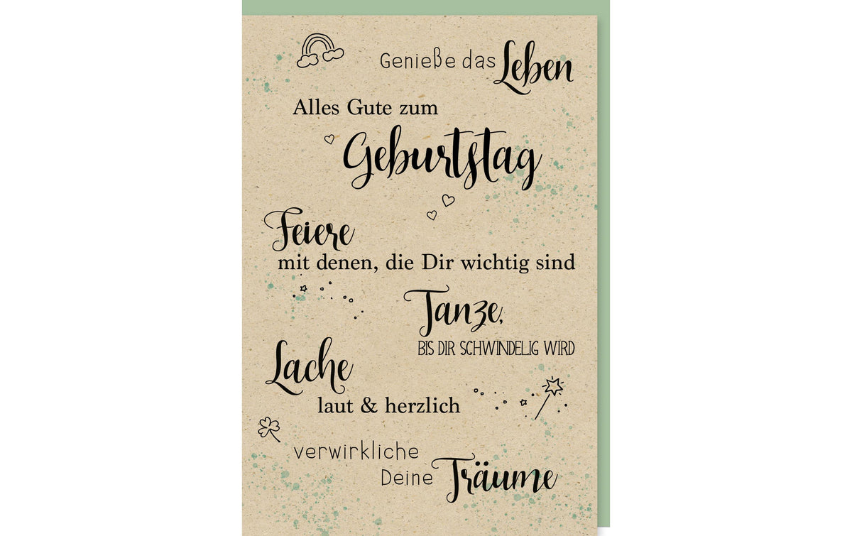 B+C Geburtstagskarte