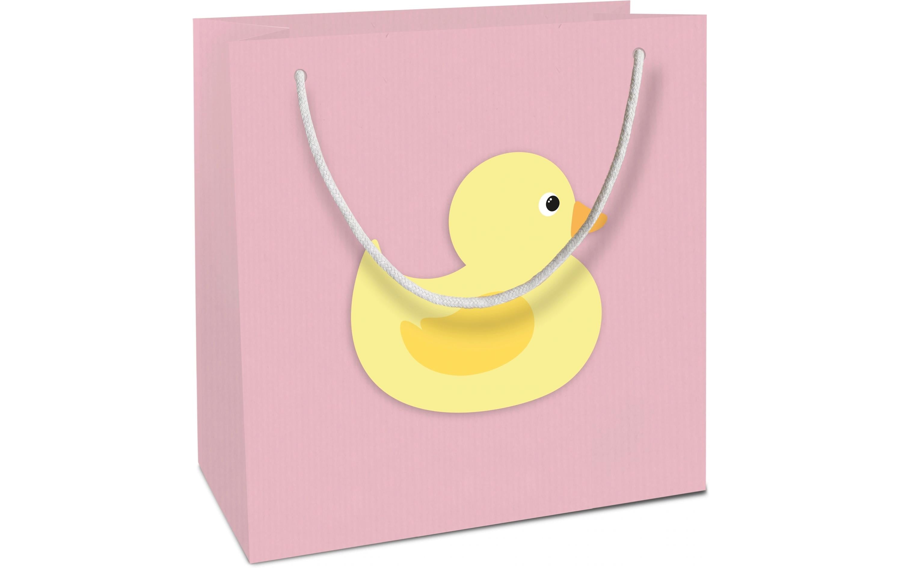 B+C Geschenktasche Ente Baby rosa