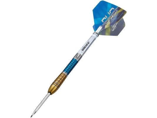 Unicorn | Gary Anderson 6 Duo 22G | Silber Gold Blau, 3er-Pack