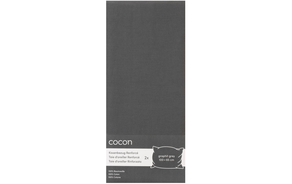 COCON, Kissenbezug Renforcé 100 x 65 cm, Gr