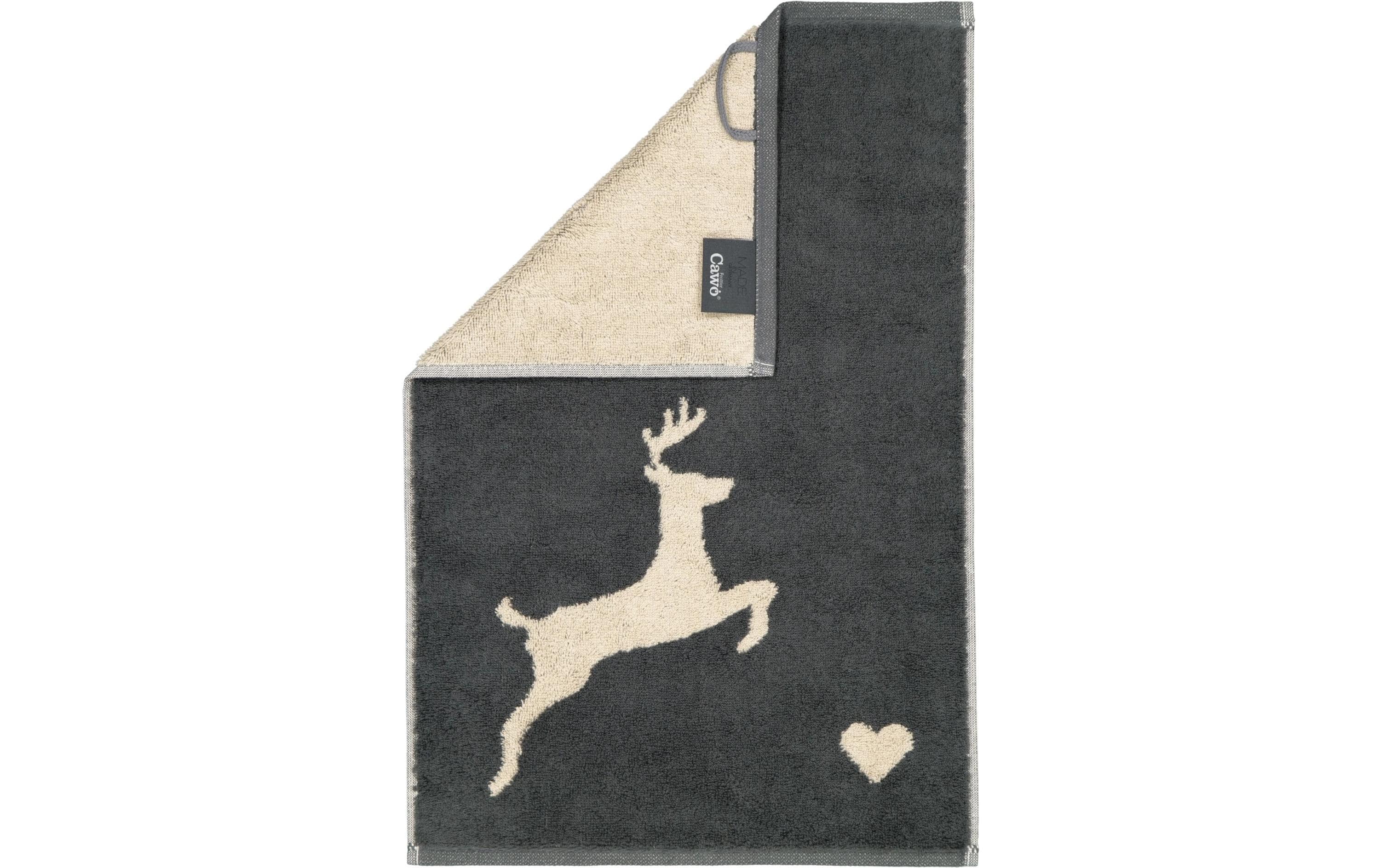 Cawö Gästetuch Hirsch 30x50cm