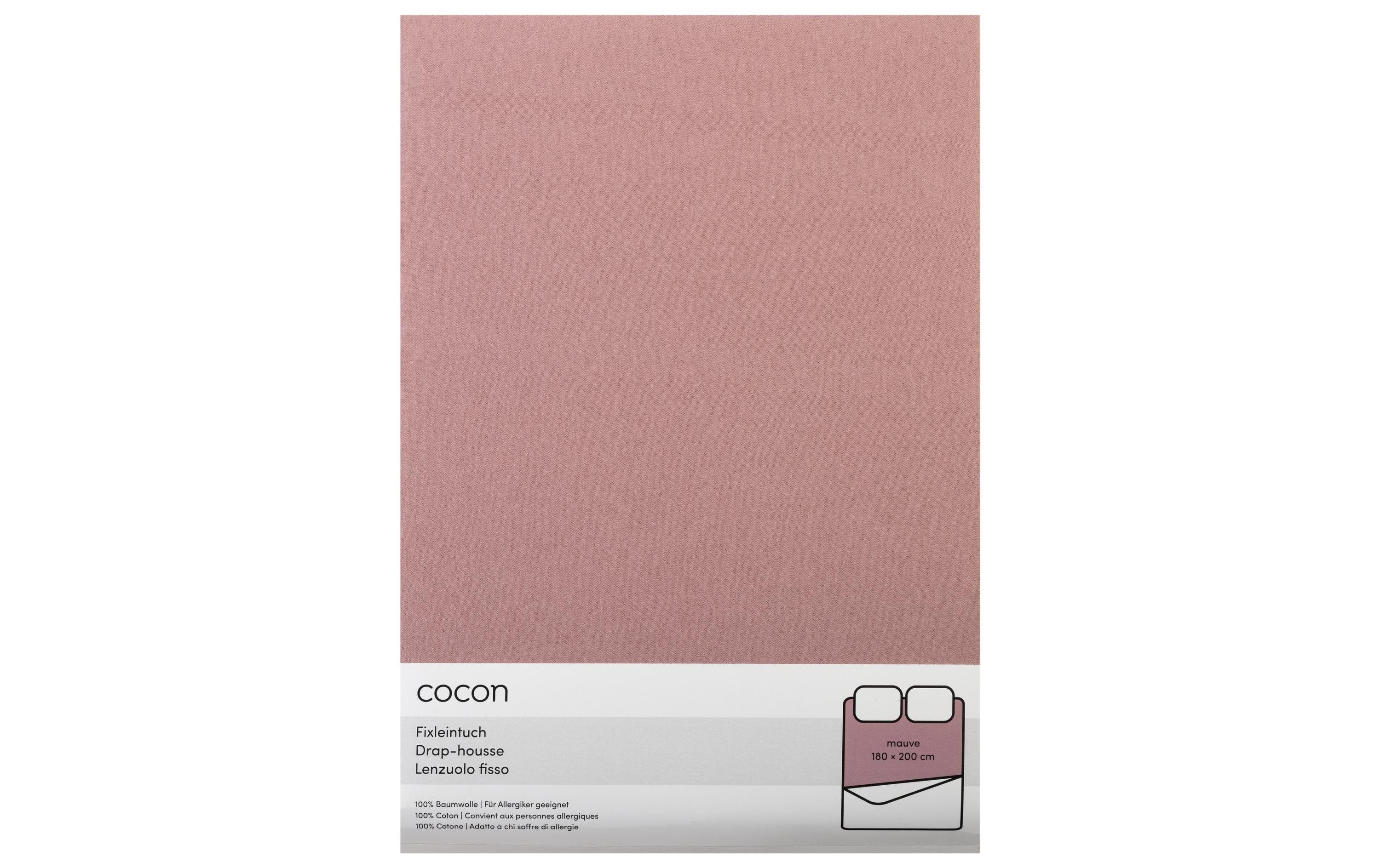 COCON, Fixleintuch 180-200 x 200 cm, Mauve