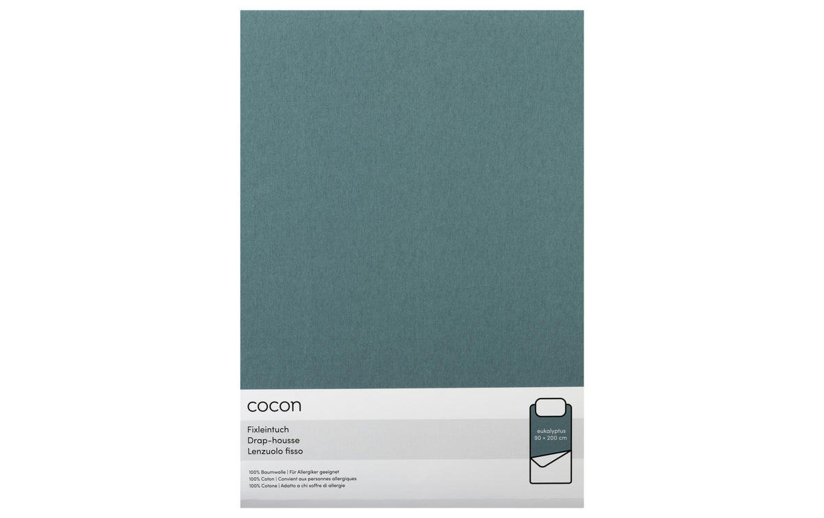 COCON, Fixleintuch 90-100 x 200 cm, Eukalyp