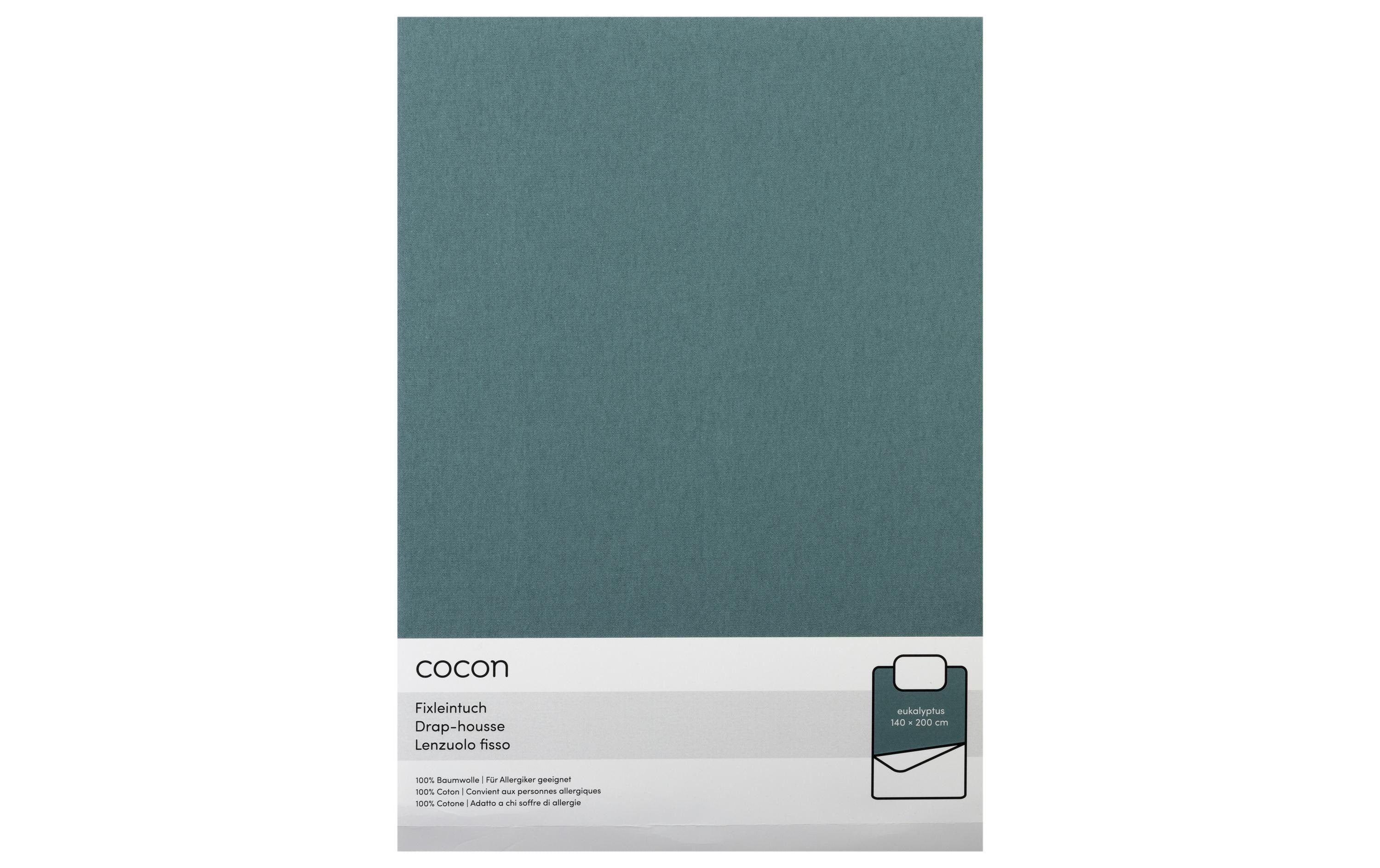 COCON, Fixleintuch 140-160 x 200 cm, Eukaly