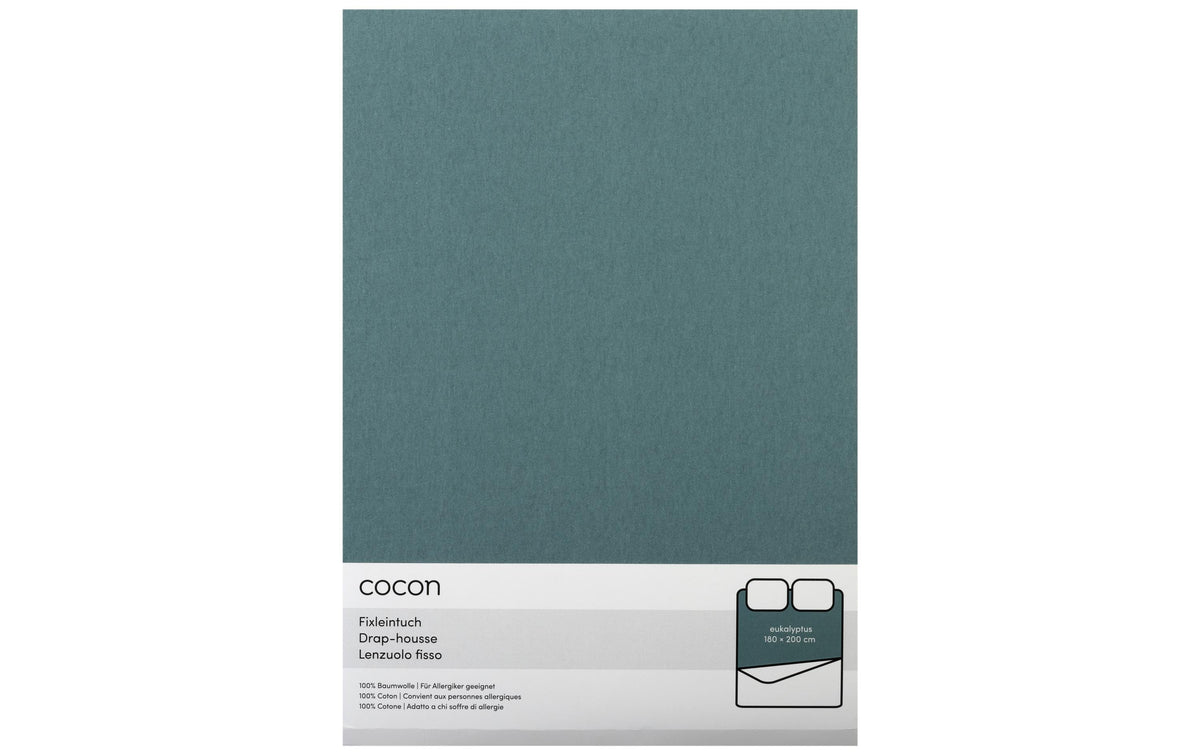 COCON, Fixleintuch 180-200 x 200 cm, Eukaly