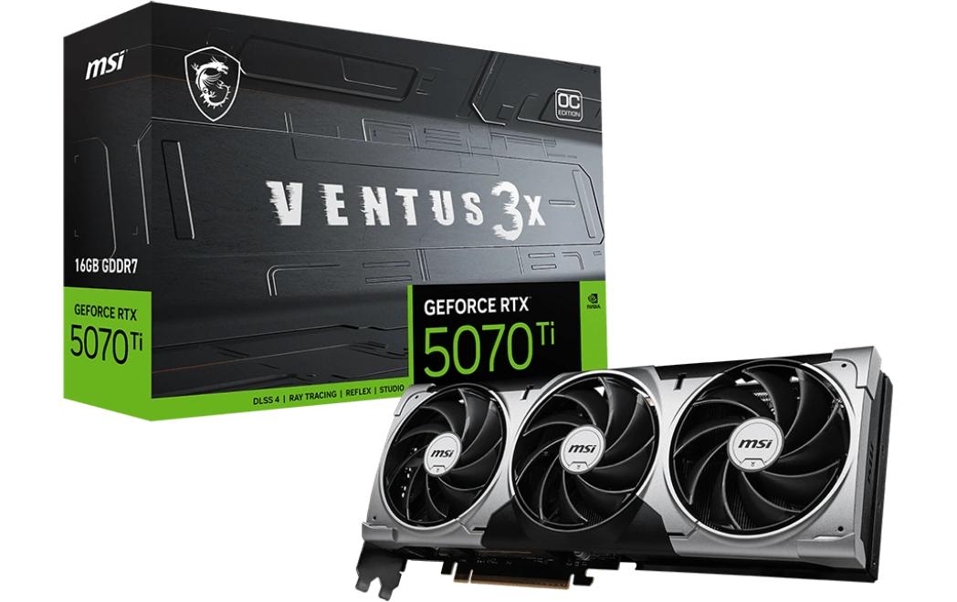 MSI RTX5070 Ti Ventus 3X OC 16GB