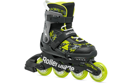 ROLLERBLADE | MICROBLADE SL | SCHWARZ/LIME, Grösse 33-36.5