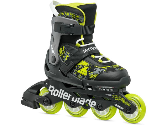 ROLLERBLADE | MICROBLADE SL | SCHWARZ/LIME, Grösse 33-36.5