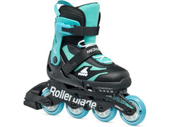 ROLLERBLADE | MICROBLADE | SCHWARZ/HELLBLAU, Grösse 33-36.5