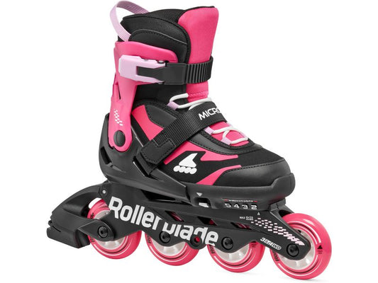ROLLERBLADE | MICROBLADE | SCHWARZ/PINK, Grösse 28-32