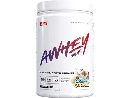VAST | Pulver AWhey Isolate Dose: 900g | Coconut Cookie
