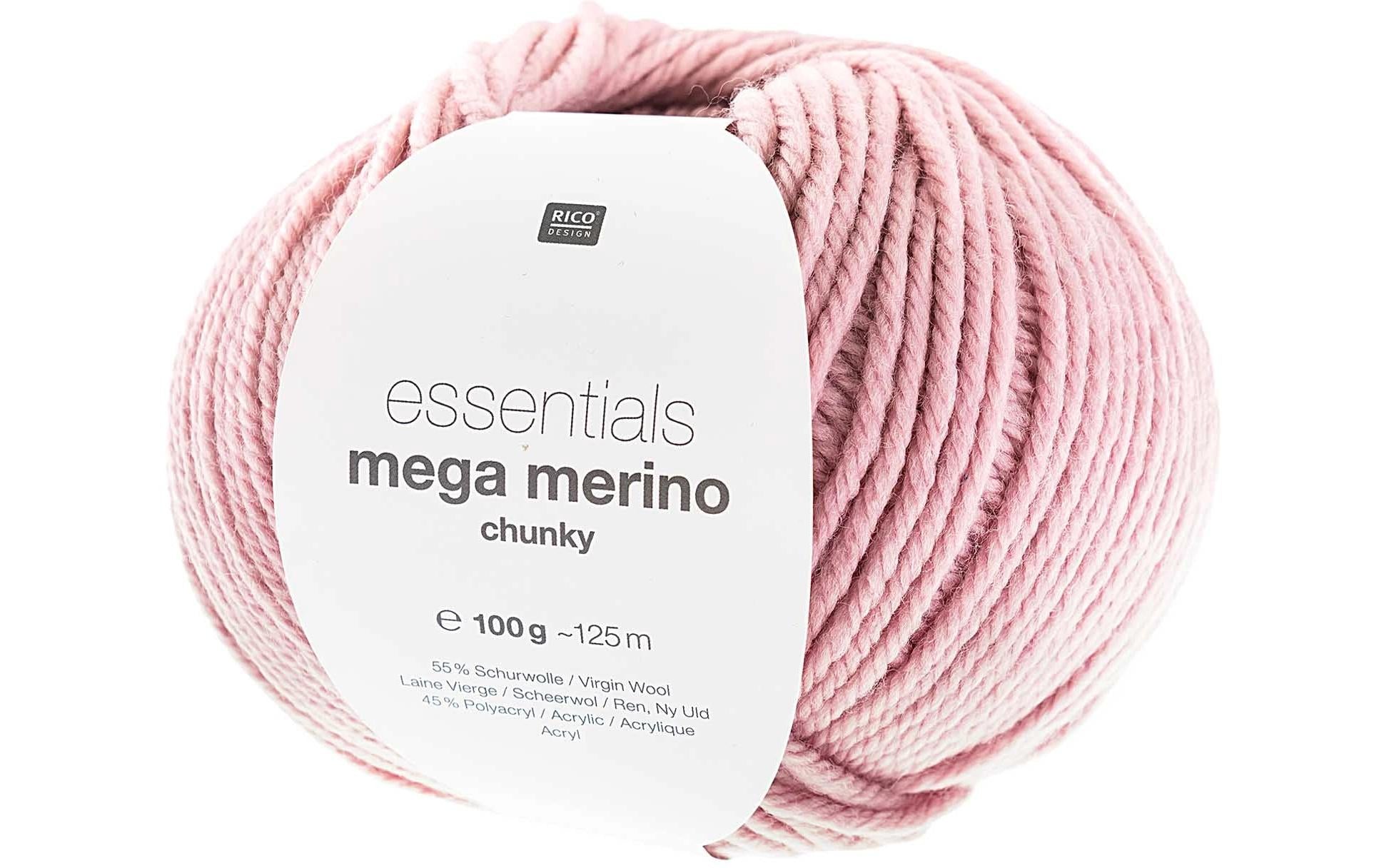 Rico Essentials Mega Wool chunky rosa