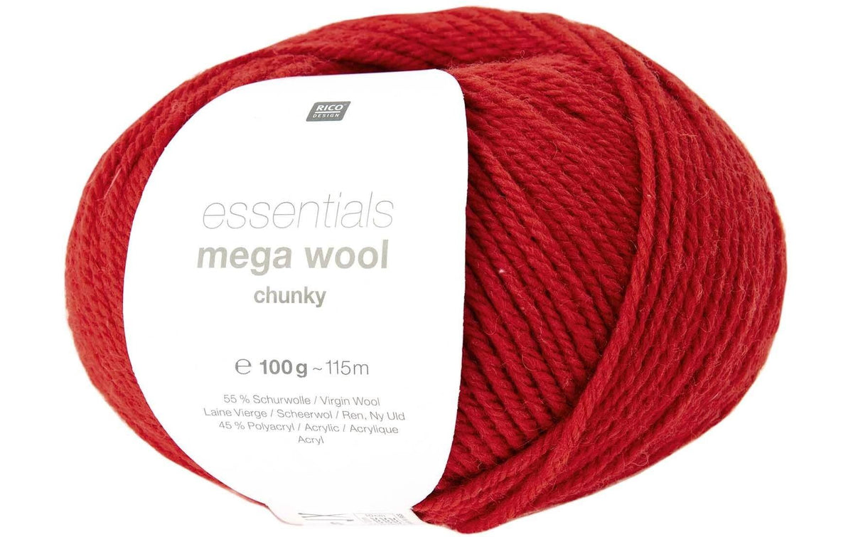 Rico Essentials Mega Wool chunky rot
