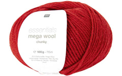 Rico Essentials Mega Wool chunky rot