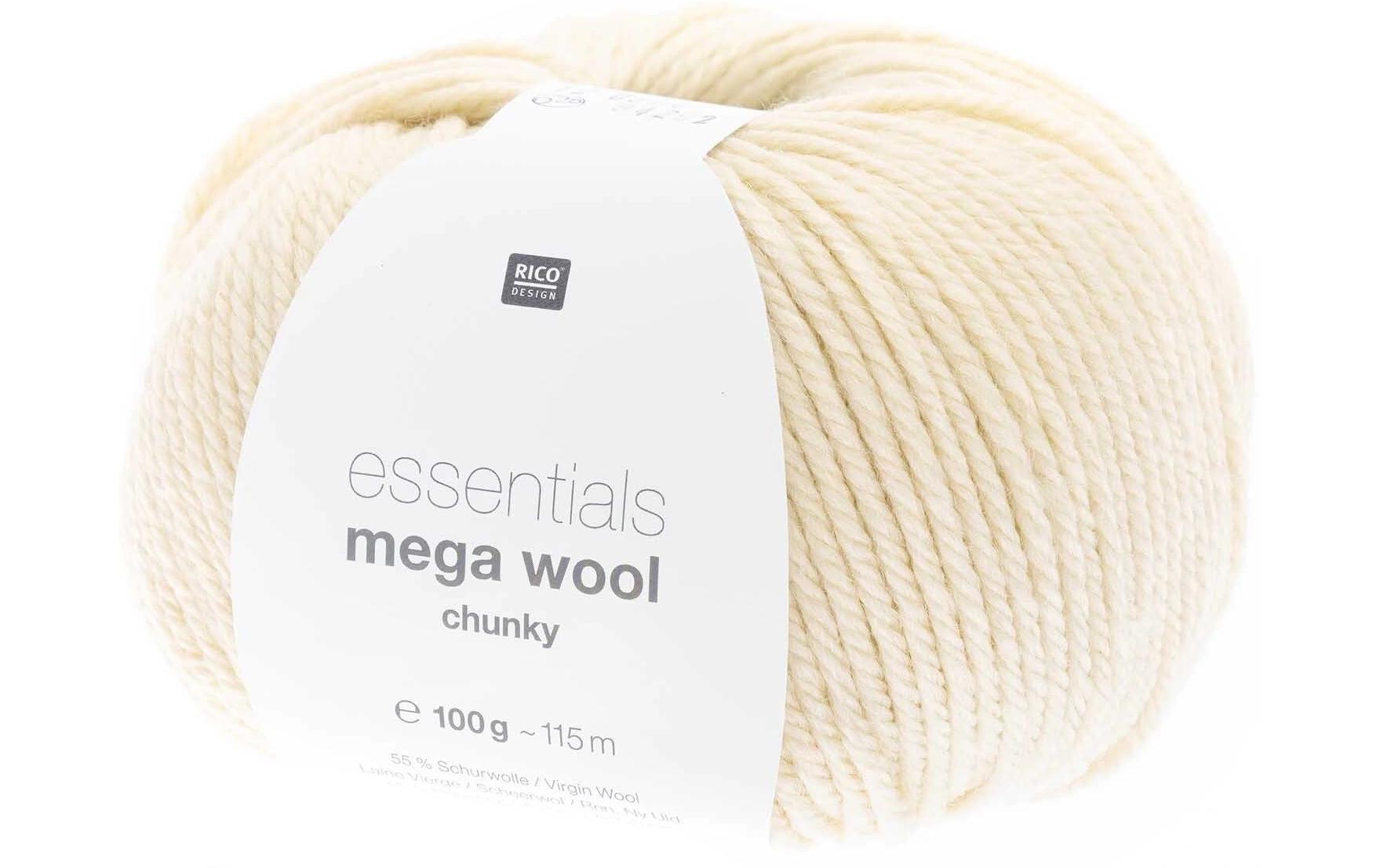 Rico Essentials Mega Wool chunky elfenbein