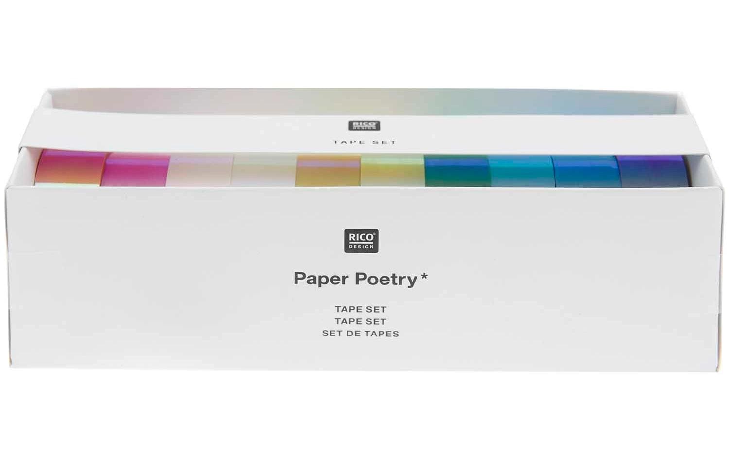 Rico Washi Tape Set Mirror Rainbow