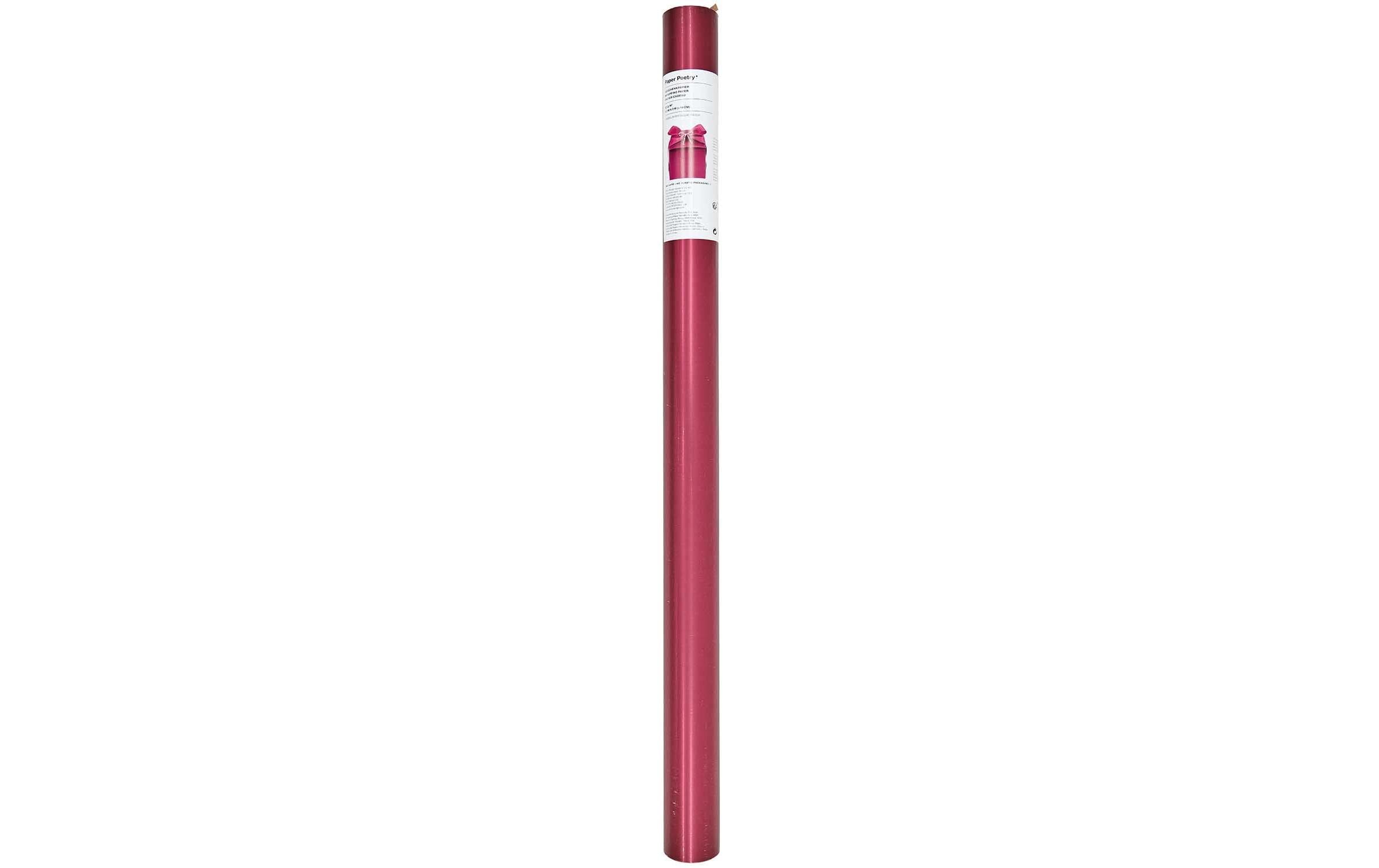 Rico Geschenkpapier Metallic, Rot Matt