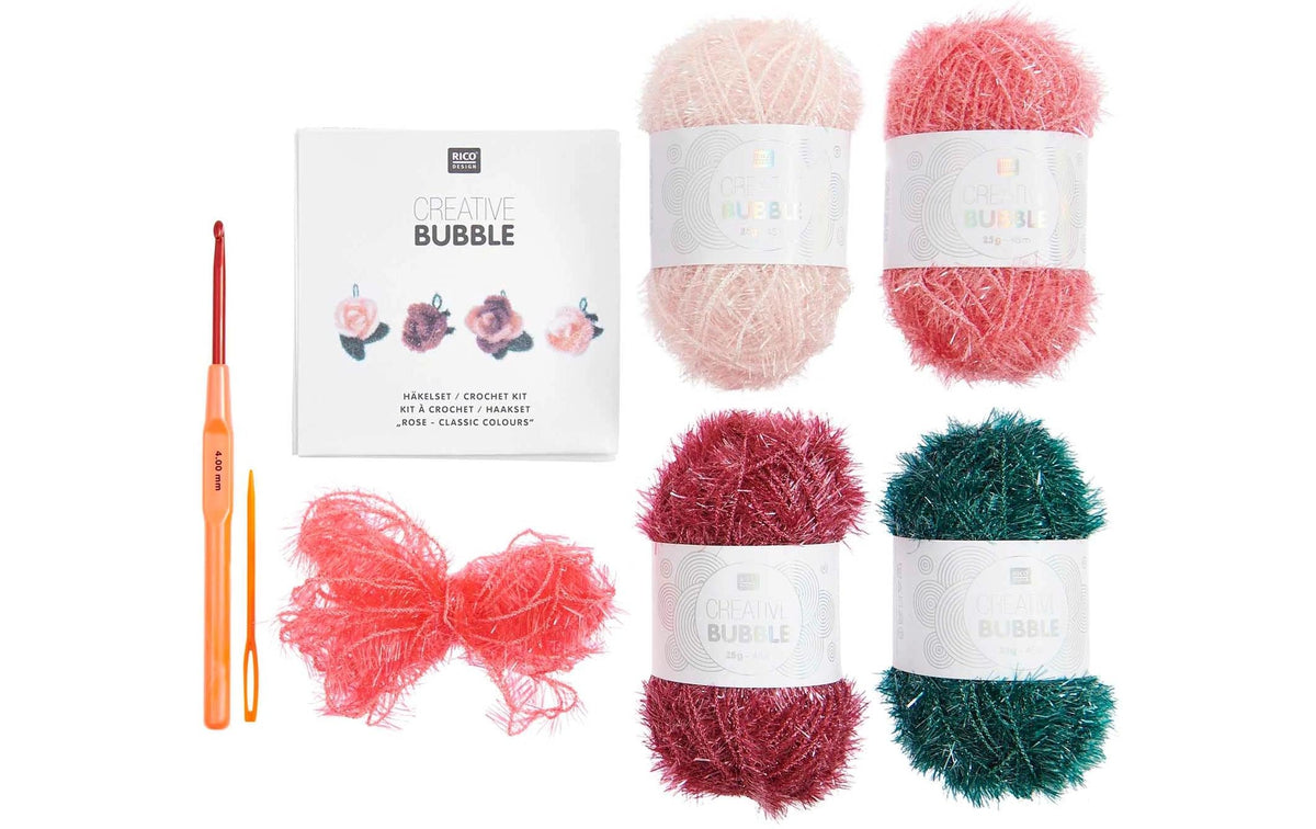Rico Häkelset Bubble, Rose