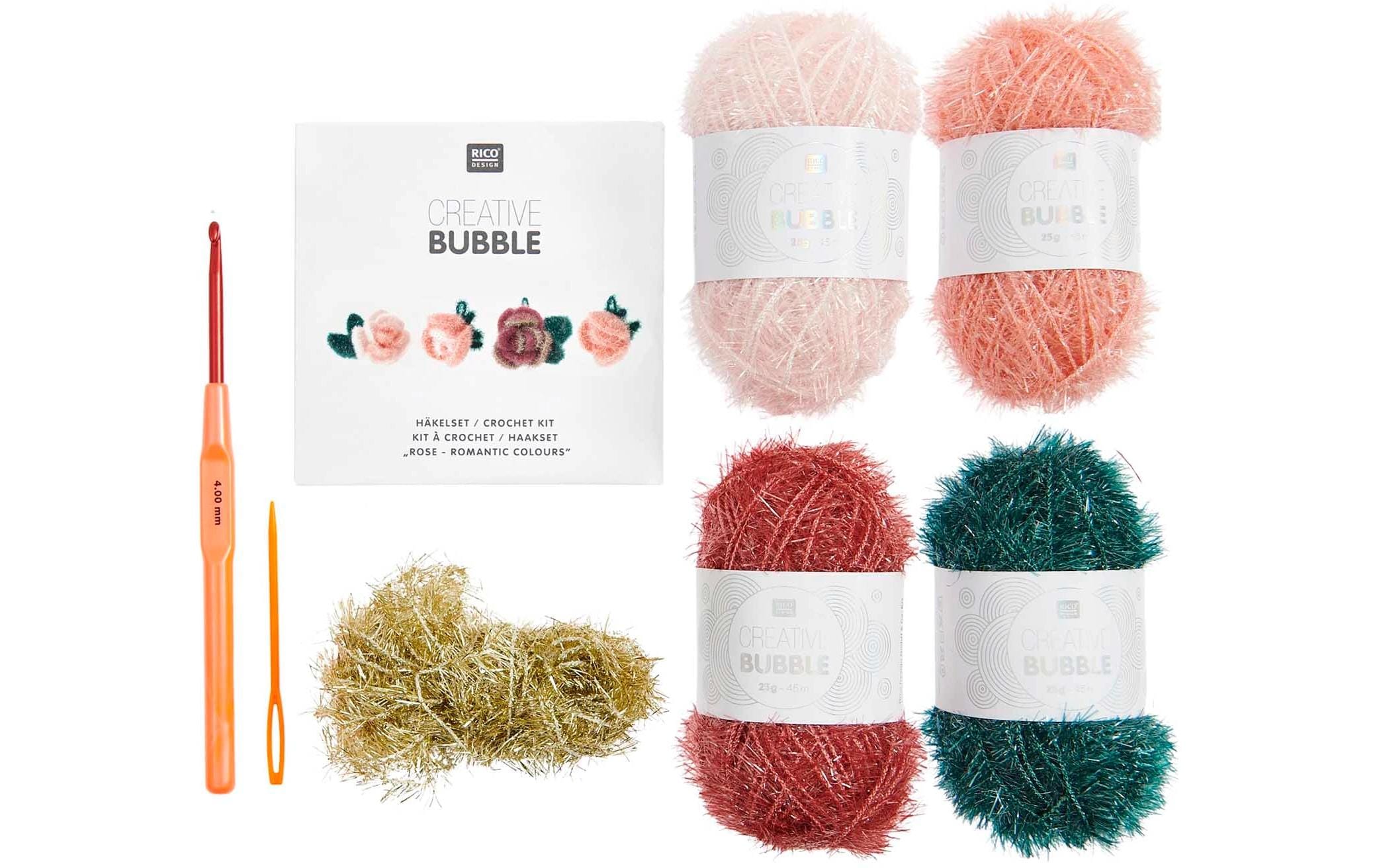 Rico Häkelset Bubble, Rose