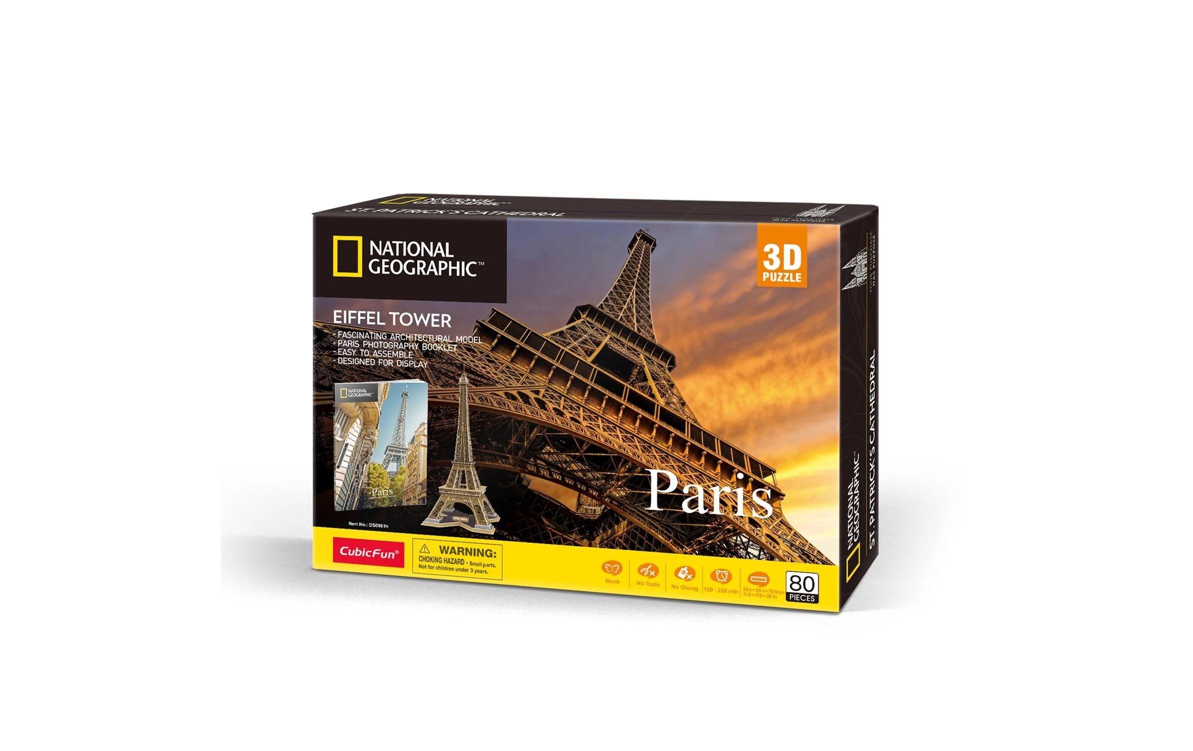 3D Puzzle Eiffelturm 80 Teile