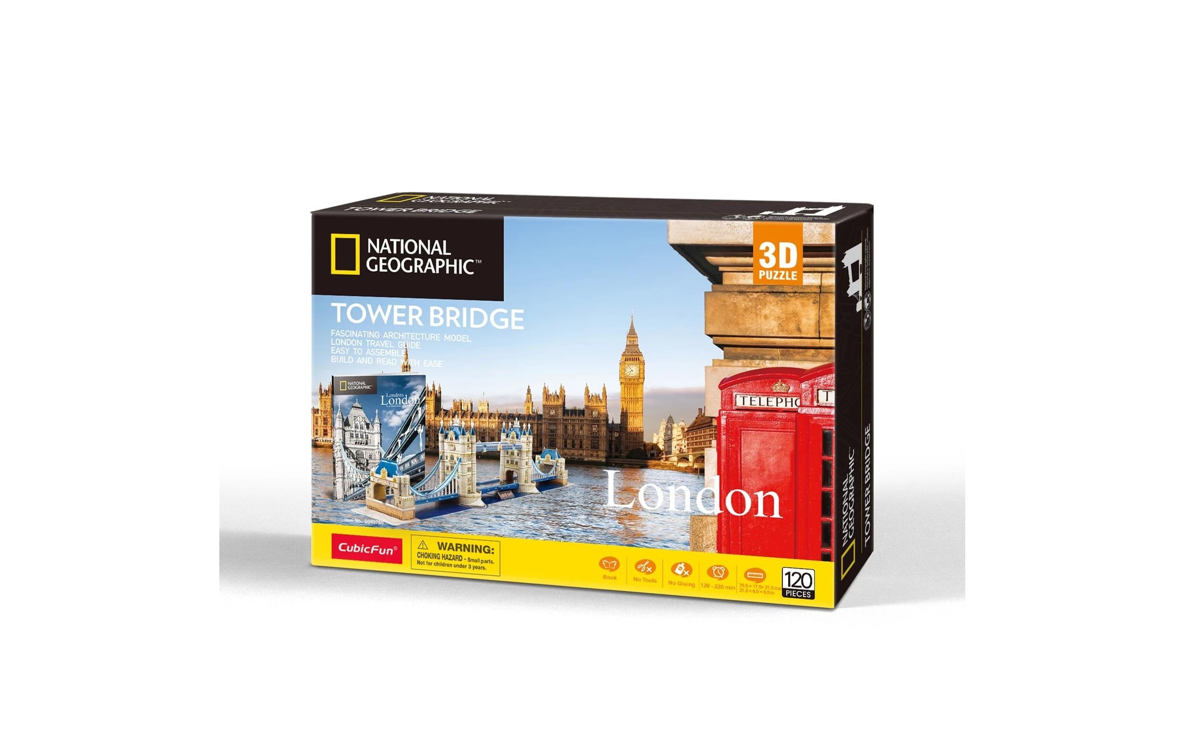 3D Puzzle Tower Bridge 120 Teile