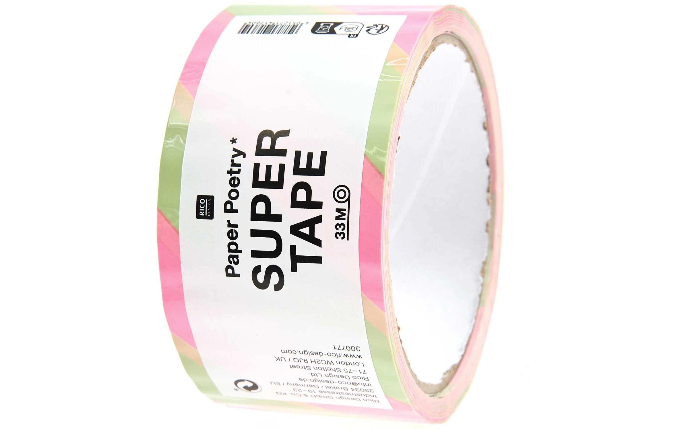 Rico Paketklebeband Pistazie / Neonpink