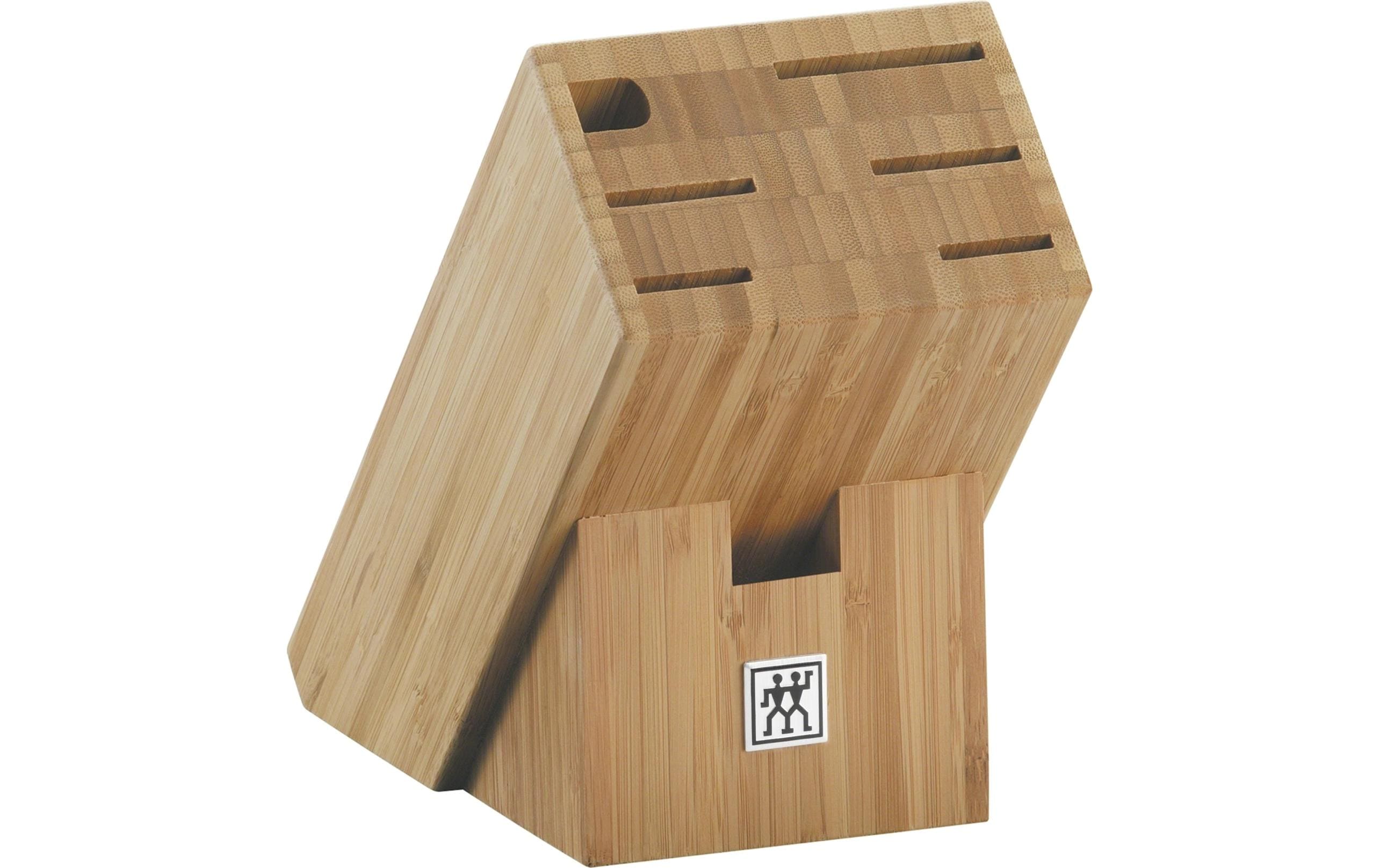 Zwilling Messerblock, Bambus m.Scherenfach