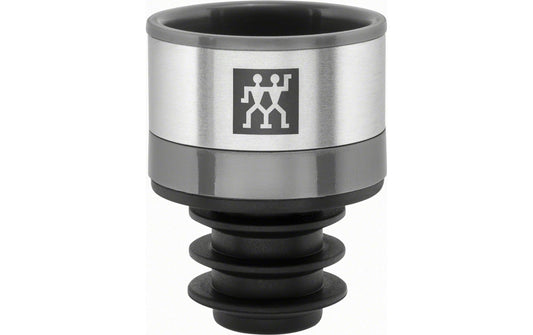 Zwilling | 3tlg Vakuum Weinverschluss | grau Edelstahl 3x3x4cm