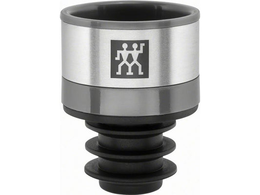 Zwilling | 3tlg Vakuum Weinverschluss | grau Edelstahl 3x3x4cm